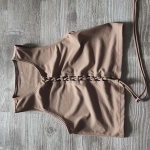 Abercrombie and Fitch tie front tank
